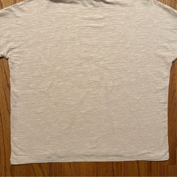 Madewell Blush Pink Boxy Turtleneck Long Sleeve Top size L - Picture 11 of 16